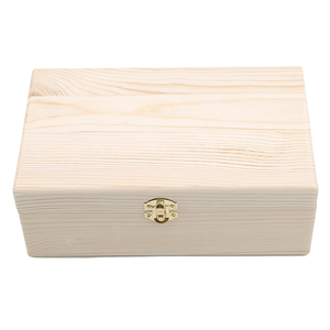 Caja de Almacenamiento de Joyas de Madera Maciza de Lujo, Almacenamiento Elegante para Anillos, Pendientes, Accesorios de Oro - Product Image 3