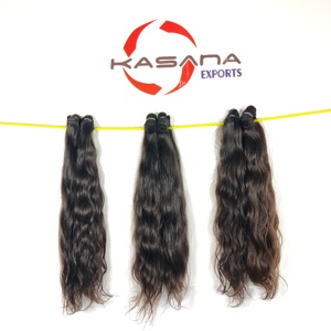 Cheveux bruts humains vietnamiens Style multiple femmes couleur naturelle femmes noires alignées cuticule lâche vague profonde Extensions de cheveux humains - Product Image 2