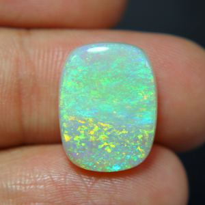 Cabujón de ópalo australiano Natural De 9,00 quilates, Ópalo de fuego verde australiano, Ópalo de cristal, fabricación de joyas de piedras preciosas sueltas - Product Image 4