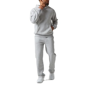 New Fleece Hooded <b>Tracksuit</b> Oversized Mens Sweatsuit Lightweight Four-Way Stretch Breathable <b>Plain</b> Customized Cotton Men - Product Image 1