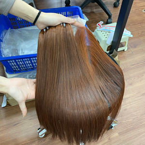 ผมดิบเกรด12A ทำจากกระดูกเส้นผมเวียดนามตรงมีตัวเลือกหลากสีสีส้ม - Product Image 4
