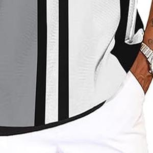 Camiseta para hombre Camisas cubanas de manga corta con botones Polo para hombre con diseño y logotipo personalizado de Dress Sports - Product Image 4