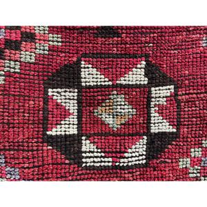 พรมเฮอร์กีตุรกี ขนาด 2.7x12.5 ฟุต (83x380 ซม.) สีแดง พรมวินเทจสไตล์ตะวันตกเฉียงใต้ - Product Image 5