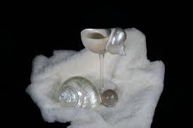 Verres à vin coquillage élégants: charme côtier luxueux pour un dîner moderne et un divertissement sophistiqué à la maison - Product Image 4