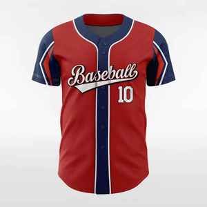 Camisetas de Béisbol Personalizadas con Logos de Equipos Deportivos, Nombres, Números, Variedad de Colores y Estilos, 100% Poliéster Antibacterial, Corte Corto, Impresión Frontal - Product Image 1