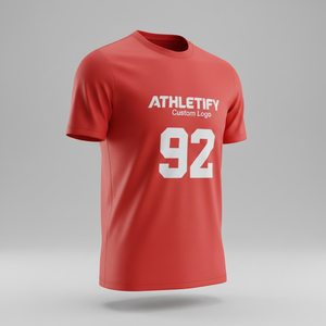 Camisetas de Fútbol Personalizadas con Logotipos, Nombres y Números de Jugadores - Tejido Transpirable 100% Poliéster, Servicio OEM - Product Image 1