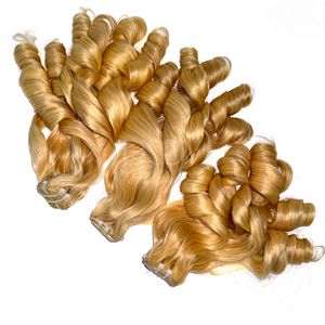 Paquets de cheveux bruts blonds 613 de meilleure qualité pour faire des perruques à partir de vrais cheveux humains - Product Image 5