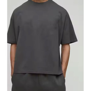 Vente en gros 2025 été vente chaude 100% coton 2 pièces ensemble t-shirt et short respirant DTF imprimé Logo écologique - Product Image 2