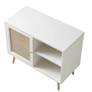 Armoire Artisanale Traditionnelle en Bois Massif Écologique et Gain de Place avec 3 Tiroirs pour Maison, Appartement, Hôtel - Durable pour Salon - Product Image 2