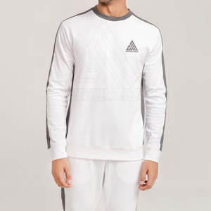 ชุดสเวตเตอร์ผ้าฝ้าย/โพลีเอสเตอร์ผ้ากันลมระบายอากาศน้ำหนักเบาออกแบบโลโก้ได้ตามต้องการสำหรับผู้ชาย - Product Image 6