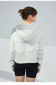 New Oversize Gym Hoodie with Acid Wash and 3D Embroidery Private Label Sport Jacket From SCU Featuring Front Logo - Product Image 2