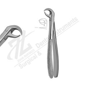 Pince d'extraction Figue 86A-Molaires inférieures Extraction de dents Pince chirurgicale Motif anglais Ensemble dentaire Instruments chirurgicaux - Product Image 1