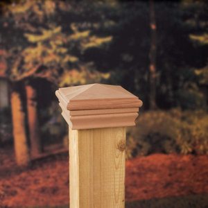 Tapas de Lujo para Postes de Cercas de Madera Maciza, Diseño Contemporáneo y Antiguo para Barandillas de Terraza, Muebles para el Hogar y Uso en Jardines - Product Image 1