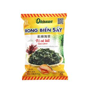 Collation croustillante aux algues aromatisée au fromage d'Okinawa de haute qualité 12g Ingrédients sains naturels purs et emballage pratique dans un sac - Product Image 2