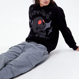 Sudadera con capucha personalizada de alta calidad Puff Printing Street Wear Sudaderas con capucha de invierno para hombres Puff Printed Made in Pakistan - Product Image 3