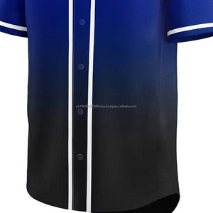Sports Wear Solid Color Baseball Jersey Quick Dry Baseball Jersey Slim Fit <b>Men</b> Baseball Jersey - Product Image 4