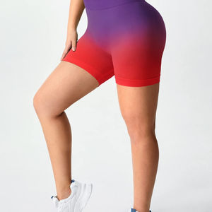 <b>Seamless</b> Mid Waist Breathable <b>Shorts</b> for Women Custom Made Drawstring Closure for Fitness Training Workout Sport Yoga Gym - Product Image 3