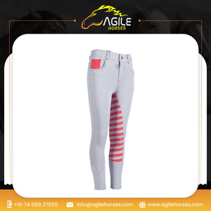 Pantalon d'équitation extensible 4 directions de haute qualité, leggings, collants, vêtements d'équitation en tissu technique au toucher doux - Product Image 6