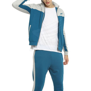 Survêtement zippé pour homme, coupe classique, hiver, décontracté, léger, écologique, haute qualité, 100% coton - Product Image 3