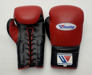 Winning Boxing Gloves Custom Logo Genuine Cowhide Leather Professional Training Lace-Up Closure Adult Use OEM Manufacturer - Product Image 3