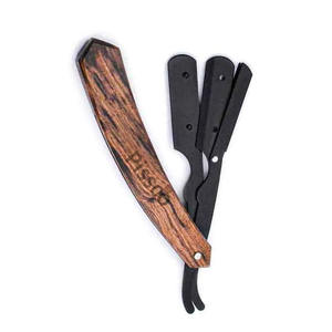 Navaja de Afeitar Plegable Personalizada de Acero Inoxidable, Cuchilla Recta de Acero Inoxidable para Barbería, 1 Unidad - Product Image 6