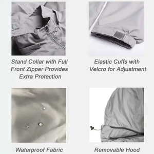 Personalizado High Street Patchwork Hip Hop cortavientos bordado ligero para hombre Anorak chaqueta primavera moda prendas de vestir exteriores - Product Image 6