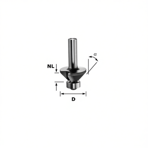 Fraise à chanfreiner Festool S8 HW D18-KL OFK à pointe en carbure - Product Image 2
