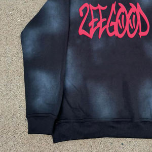 2025 Unisex Heavyweight 100% Sudadera con capucha de algodón Nuevo equipo de invierno bordado personalizado de moda para hombres Impresión digital - Product Image 3