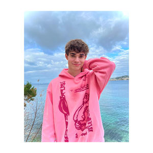 เสื้อฮู้ดผ้าฝ้าย100% สำหรับผู้ชายทรงหลวมมี3D ปักโลโก้สำหรับฤดูหนาว - Product Image 2