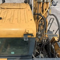Excavatrice sur roues Hyundai R210W de 21 tonnes, moteur Cummins B5.9 C, d'occasion, pour travaux de construction et réparation routière en Corée.