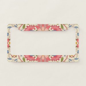Marco para matrícula con diseño de papel tapiz William Morris Lodden Spring - Product Image 1