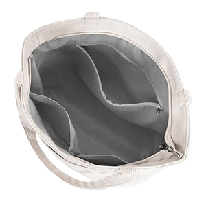 Polyester Tote <b>Bag</b> with <b>Long</b> Handle Zipper Pockets 45 X 40 X 11 cm Custom for Practical Gift - Product Image 3