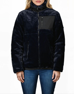 Veste polaire de luxe pour femme, col montant, coupe moderne, légère, chaude et douce, idéale pour les voyages, vente en gros - Product Image 1