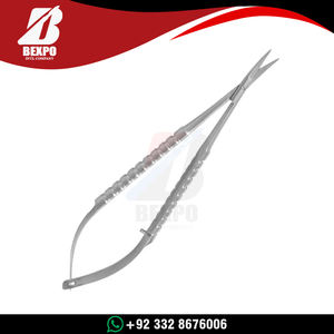 Tijeras Corneales Universales Castroviejo al por Mayor, 11 cm, Hojas Curvas, Acero Inoxidable, Herramienta Quirúrgica Oftálmica Reutilizable - Product Image 3