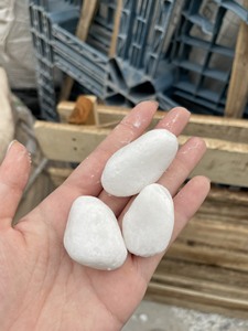 El más vendido, guijarros de piedra de río natural blanca, forma redonda, directamente de Vietnam - Product Image 6