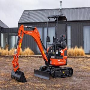 Miniexcavadora Kubota U10-5 usada, máquina compacta y resistente con orugas para trabajos agrícolas, paisajismo, excavación de zanjas y trabajos pesados. - Product Image 1
