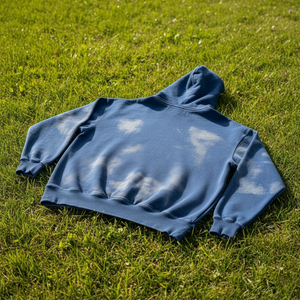 <b>Men</b> Acid Wash Hoodie 100% Cotton Winter Oversize Baggy Casual <b>Pullover</b> - Product Image 2