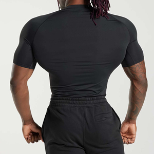 Logotipo de alta calidad estampado nuevo diseño Atlético correr deportes desgaste algodón de gran tamaño gimnasio hombres Fitness camiseta para hombres - Product Image 6