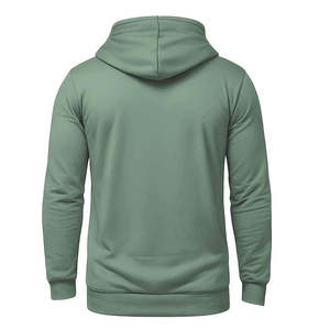 Fabricants de sweats à capuche de haute qualité pour hommes et femmes sans ficelle surdimensionné 50% polyester 50% coton sweat à capuche à fermeture éclair complète - Product Image 6