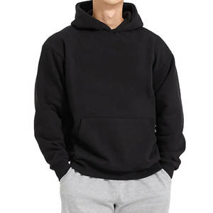 Sweat-shirts à capuche 100% coton avec logo personnalisé pour hommes, poids lourd, imprimés de style animal, pulls à épaules tombantes, sans ficelle, printemps vierge - Product Image 1