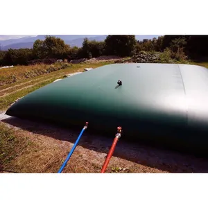 Fabrika fiyat 60000 Litre esnek PVC plastik su tankları katlanabilir yastık tankları