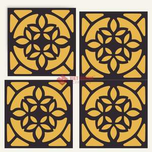 Carrelage en ciment 200x200 apportant une touche marocaine fraîche aux surfaces de salle de bain et de cuisine. - Product Image 5