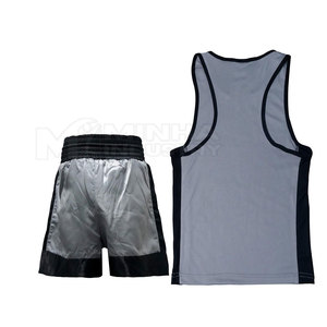 ชุดเครื่องแบบนักมวยเสื้อฝึกซ้อมแบบเรียบชุดออกกำลังกายสำหรับ2025 - Product Image 2