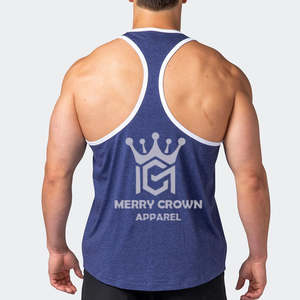 เสื้อกล้ามสำหรับผู้ชายเสื้อผ้าออกกำลังกายแบบกำหนดเองได้ - Product Image 2