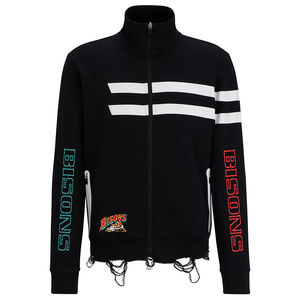 Conjunto deportivo de chaqueta y pantalones cortavientos para hombre, con cremallera, para entrenamiento al aire libre - Product Image 5