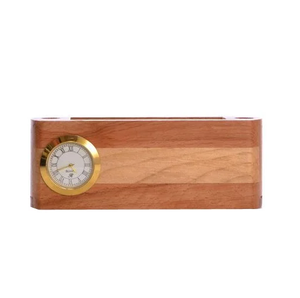 Organizador multifunción de madera de estilo clásico para sala de estar con caja de almacenamiento de reloj al mejor precio - Product Image 1