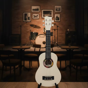 Ukelele Soprano Solobeat de 21 Pulgadas, Clásico Acústico, Cuerpo de Caoba, 4 Cuerdas, para Principiantes y Estudiantes, Acabado Pulido/Encerado, Nylon - Product Image 1