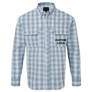Chemise de pêche personnalisée OEM de haute qualité, 180g, manches longues, coupe-vent, légère, protection solaire, 100% polyester, UPF 50, UV - Product Image 6