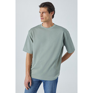 GRIMELANGE HISON เสื้อยืดแขนสั้นคอกลมผู้ชายทรงสบาย - Product Image 1