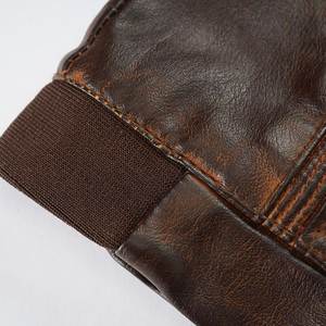 Chaqueta de Invierno Casual de Estilo Moderno, Chaqueta de Cuero de Alta Calidad y Cómoda, Más Vendida, con Cierre de Cremallera y Tela de Lona - Product Image 6